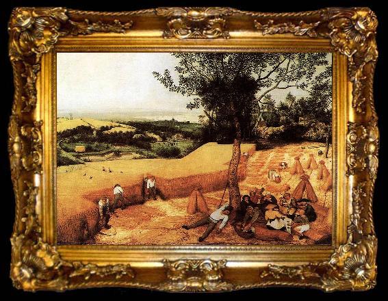 framed  Pieter Bruegel the Elder The Corn Harvest, ta009-2